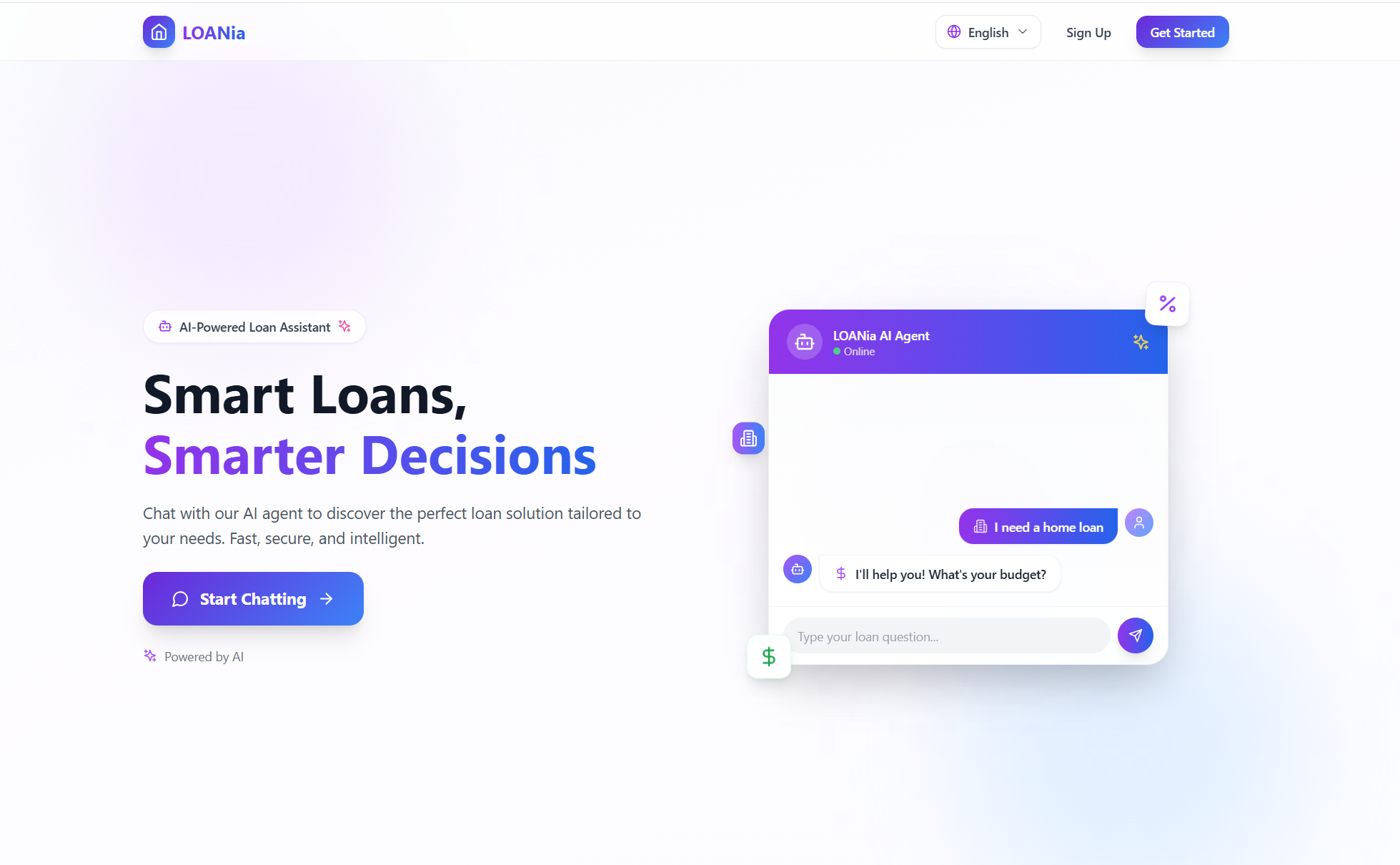 AI Loan Origination Platform
